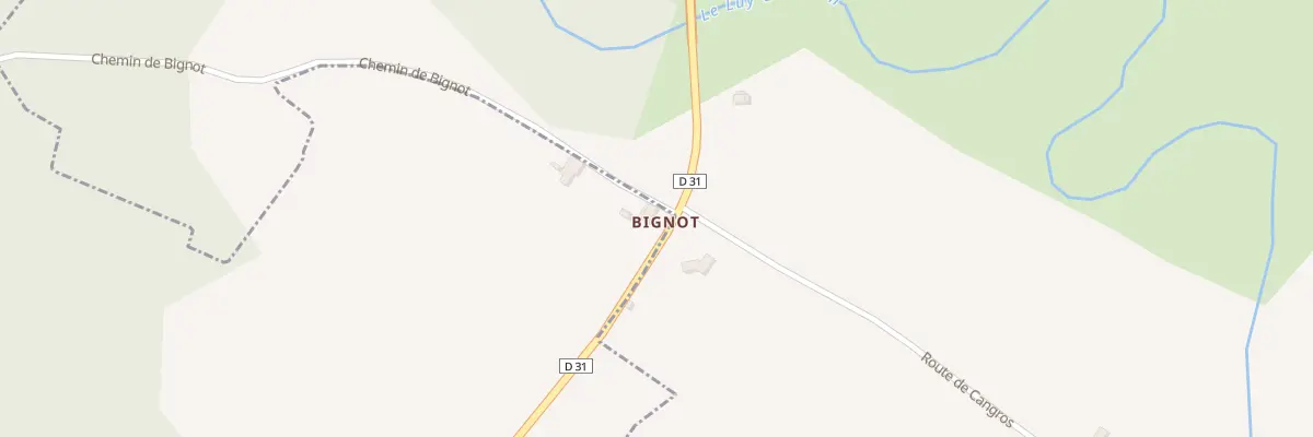 Plan du 1250 Rte de Labeyrie à Hagetaubin