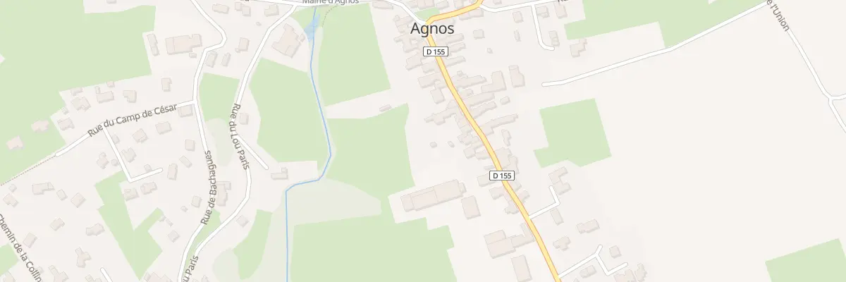 Plan du 16 Rue du Binet à Agnos