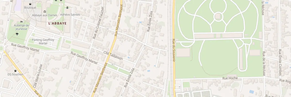 Plan du 47 Rue Emile Zola à Saintes