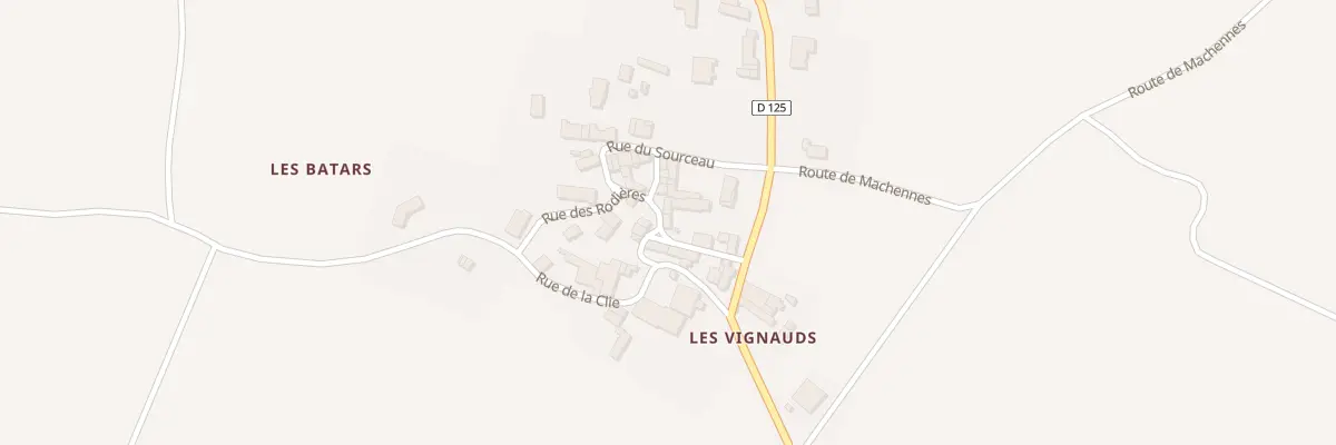 Plan du 8 Rue des Fleurs à Tanzac