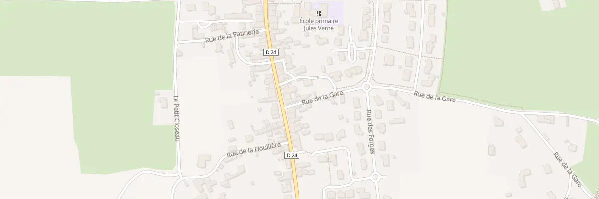 Plan du 4 Rue de la Gare à Commer