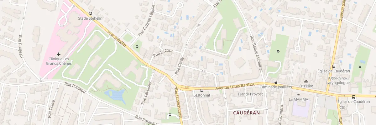 Plan du 25 Rue Joseph Brun à Bordeaux