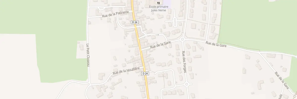 Plan du 3 Rue de la Gare à Commer