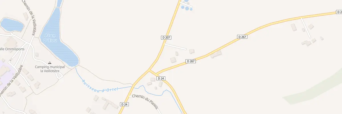 Plan du 9254 Rte de Saint Denis à Ceaucé