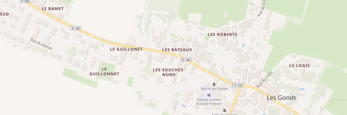 Plan du 25 Rue Maurice Ravel aux Gonds