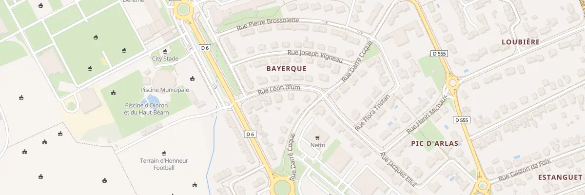 Plan du 1 Rue Léon Blum à Oloron-Sainte-Marie