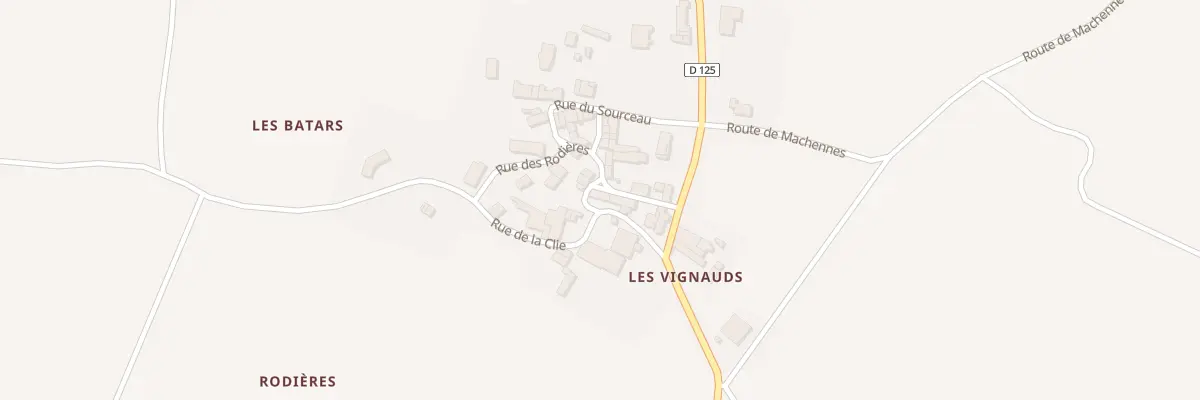 Plan du 8 Rue de la Clie à Tanzac