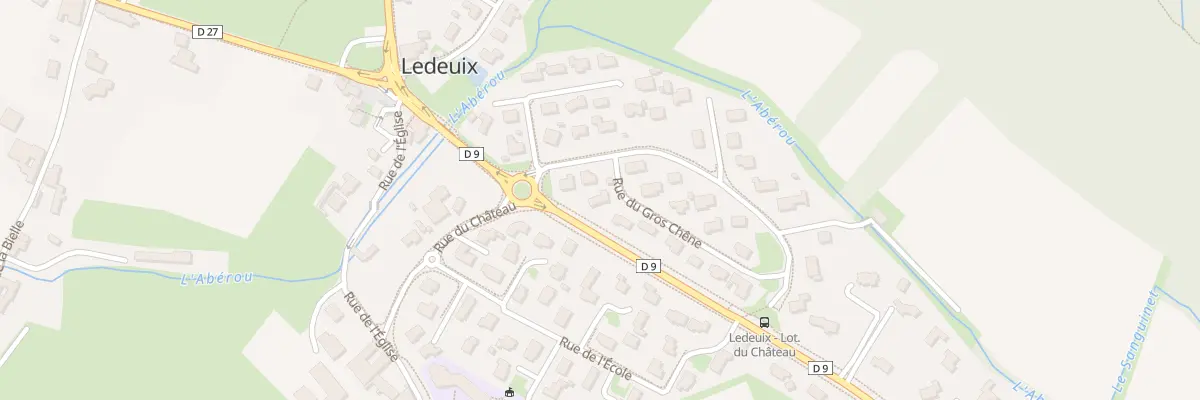 Plan du 45 Rue du Gros Chêne à Ledeuix