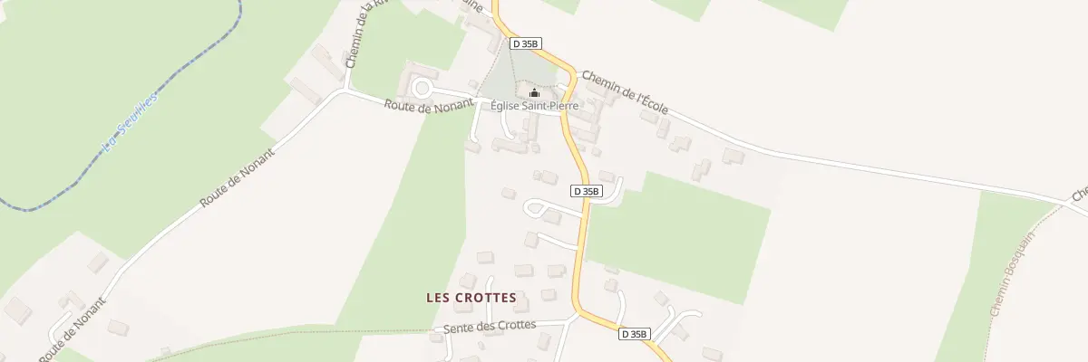 Plan du 5083 Le Bourg à Carcagny