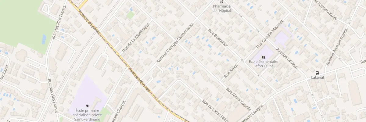 Plan du 38 Rue Alexis Capelle au Bouscat
