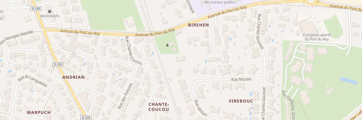 Plan du 17 Rue Mozart à Blanquefort