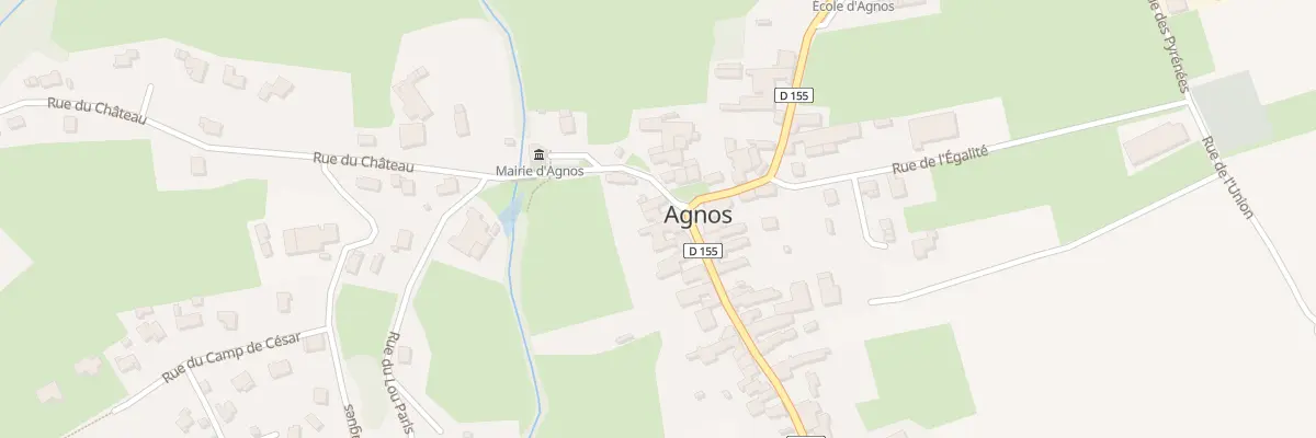 Plan du 2 Rue du Binet à Agnos