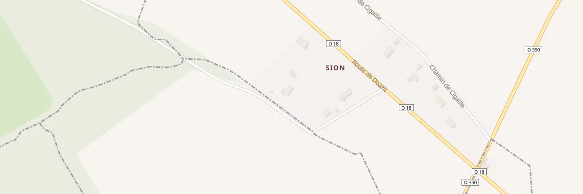 Plan du 210 Imp de Sion à Horsarrieu