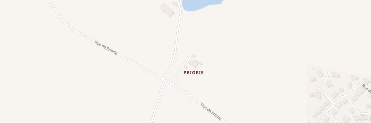 Plan du 1 Priorie à Gennes-Longuefuye