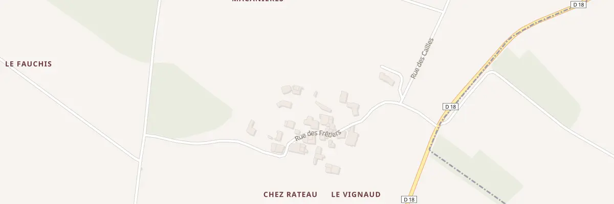 Plan du 6 Rue des Frêtiers à Taillant