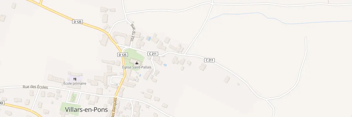 Plan du 18 Rue des Vergers à Villars-en-Pons