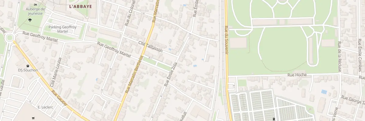 Plan du 57 Rue Emile Zola à Saintes