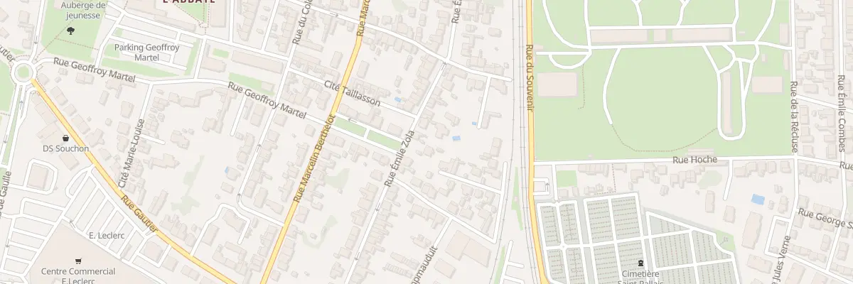 Plan du 61 Rue Emile Zola à Saintes