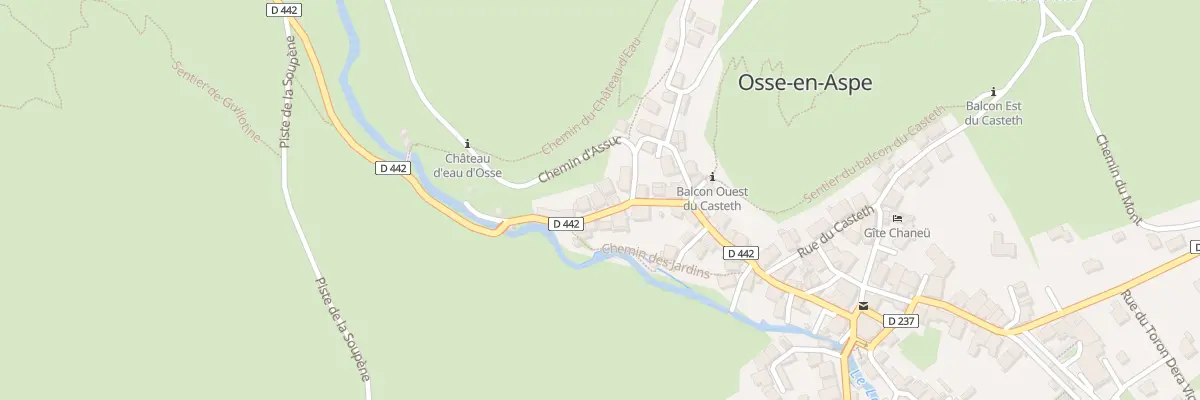 Plan du 9957 Che du Cap de la Bielle à Osse-en-Aspe