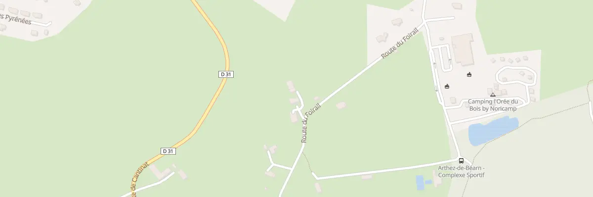 Plan du 30 Rte du Foirail à Arthez-de-Béarn