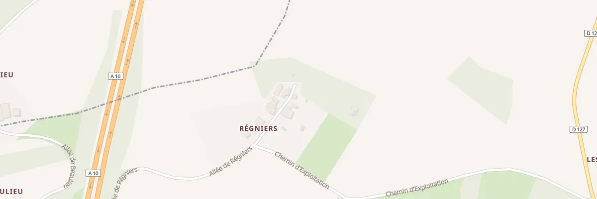 Plan du 36 Che de Regniers à Annepont