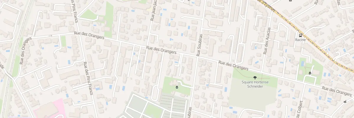 Plan du 108 Rue des Orangers à Bordeaux