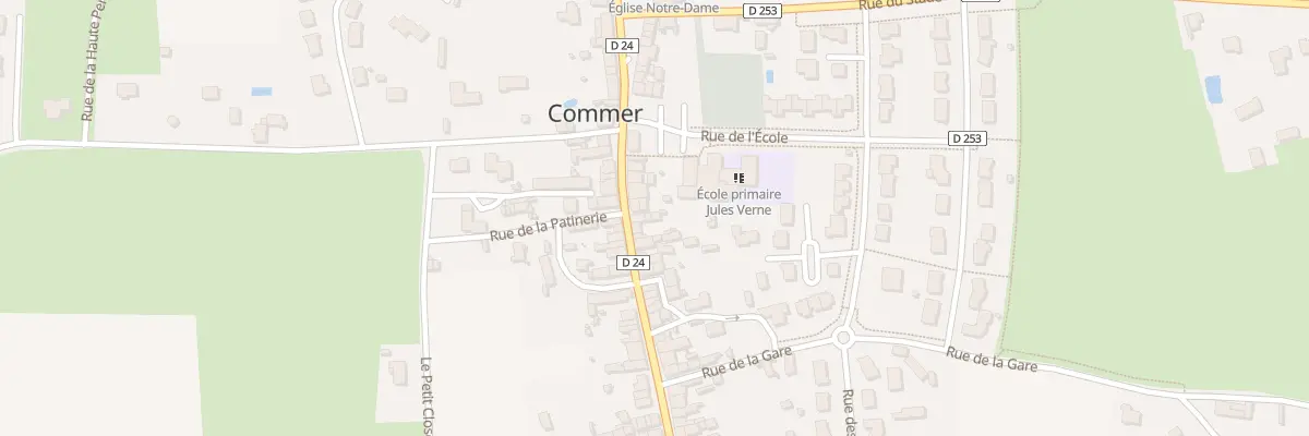 Plan du 30 Rue des Tisserands à Commer