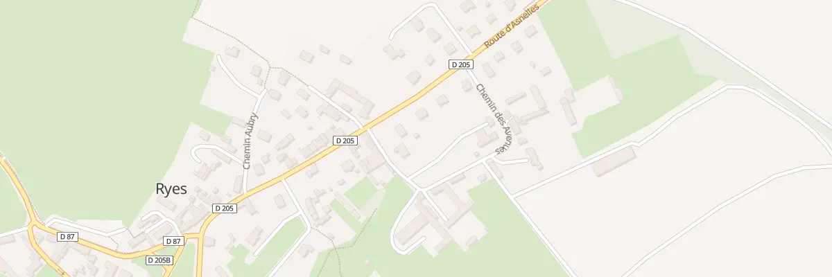 Plan du 3 Che des Avenues à Ryes