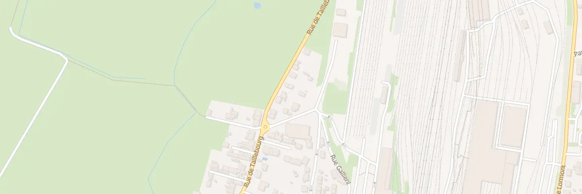 Plan du 38 Rue de Taillebourg à Saintes