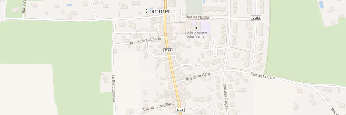 Plan du 46 Rue des Tisserands à Commer