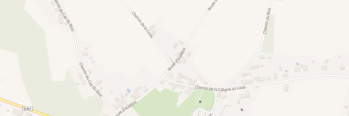 Plan du 9353 Rte d’Audejos à Lacq