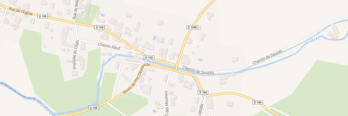 Plan du 2 Rue du Bief au Bourdet