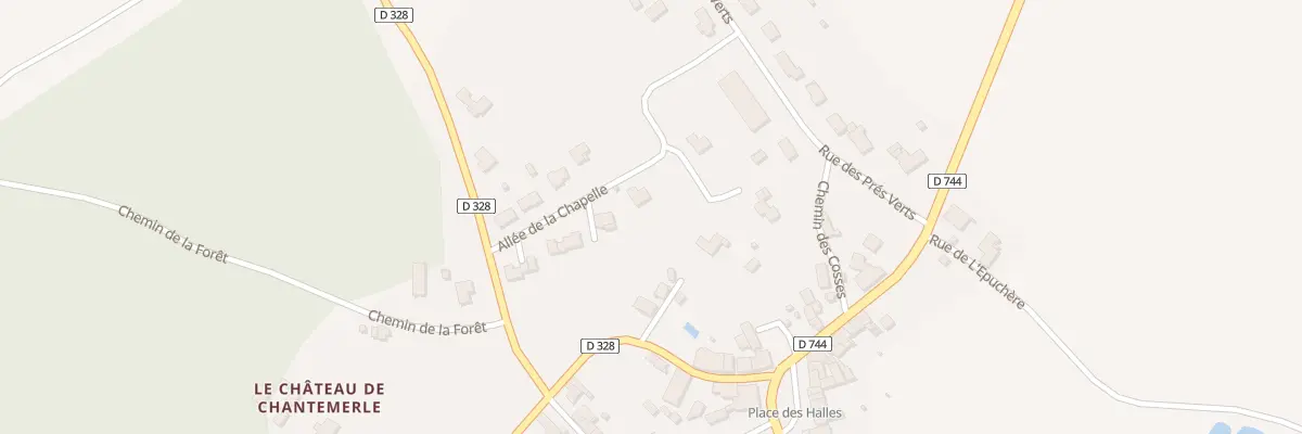 Plan du 16 Rue Ecureuils à Moncoutant-sur-Sèvre