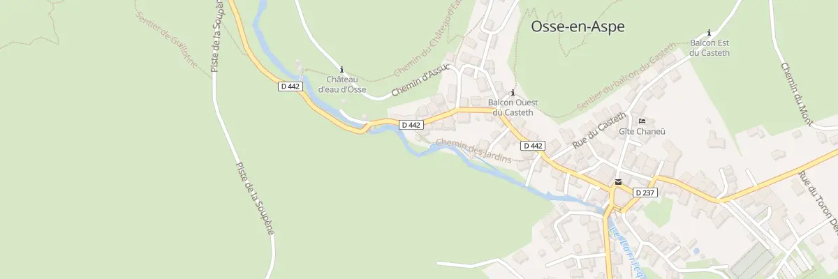 Plan du 9058 Che des Jardins à Osse-en-Aspe