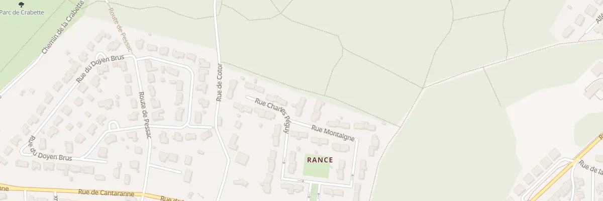 Plan du 33 Rue Montaigne à Gradignan