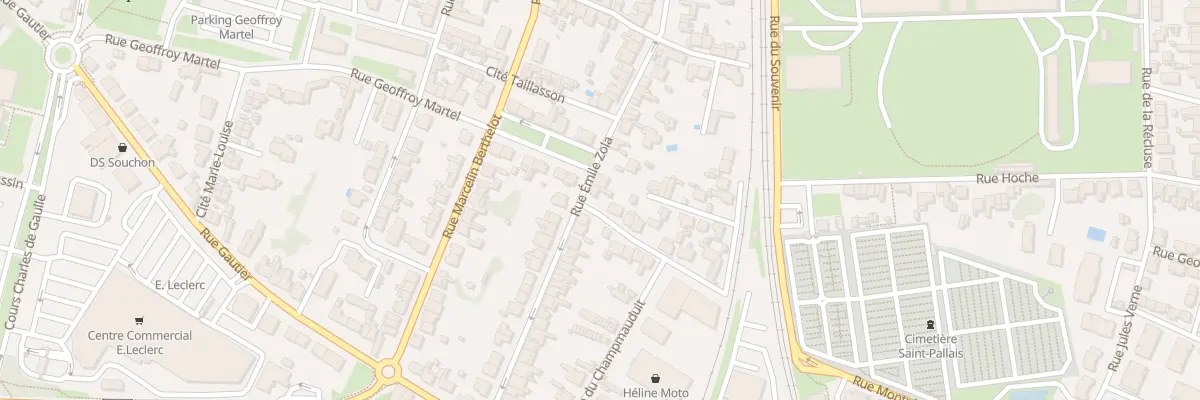 Plan du 71 Rue Emile Zola à Saintes