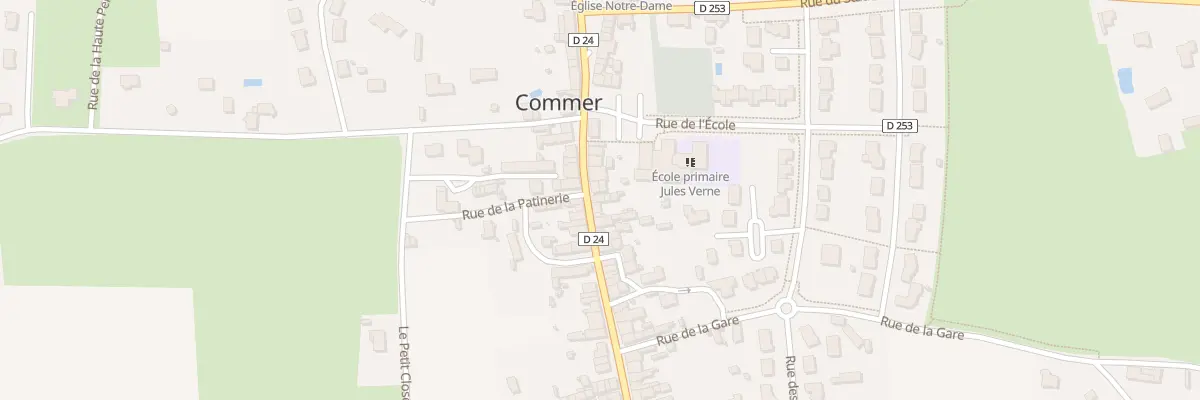 Plan du 32 Rue des Tisserands à Commer