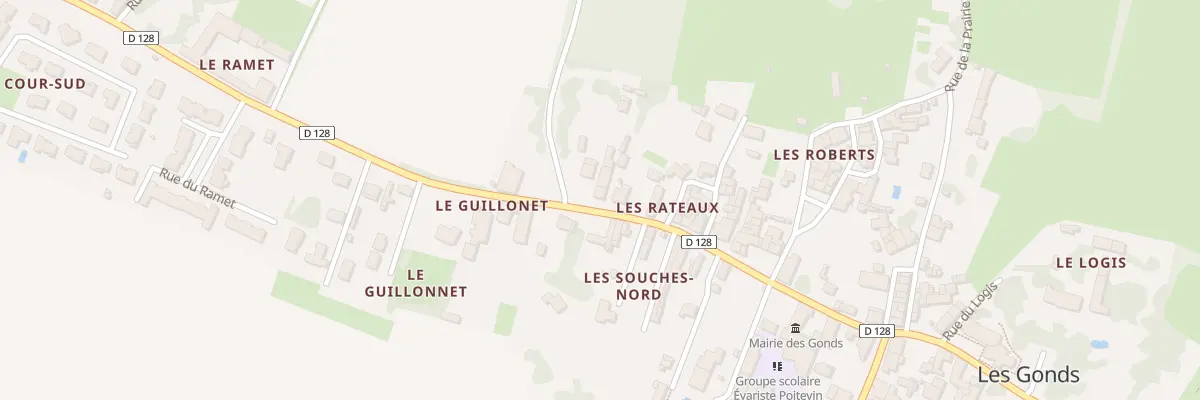 Plan du 32A Rue Maurice Ravel aux Gonds