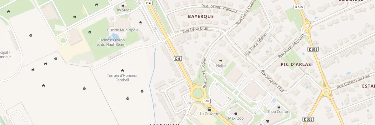 Plan du 47 Bd Francois Mitterrand à Oloron-Sainte-Marie