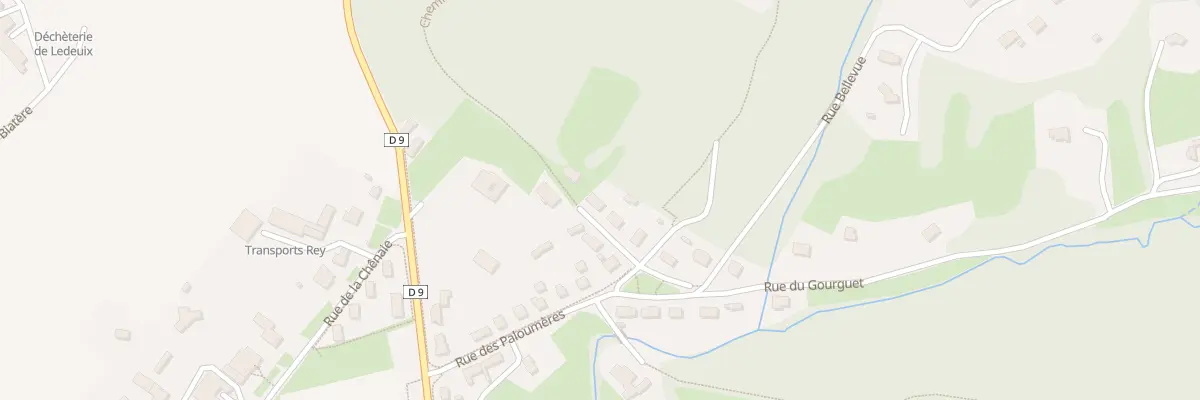 Plan du 21 Rue des Paloumères à Ledeuix