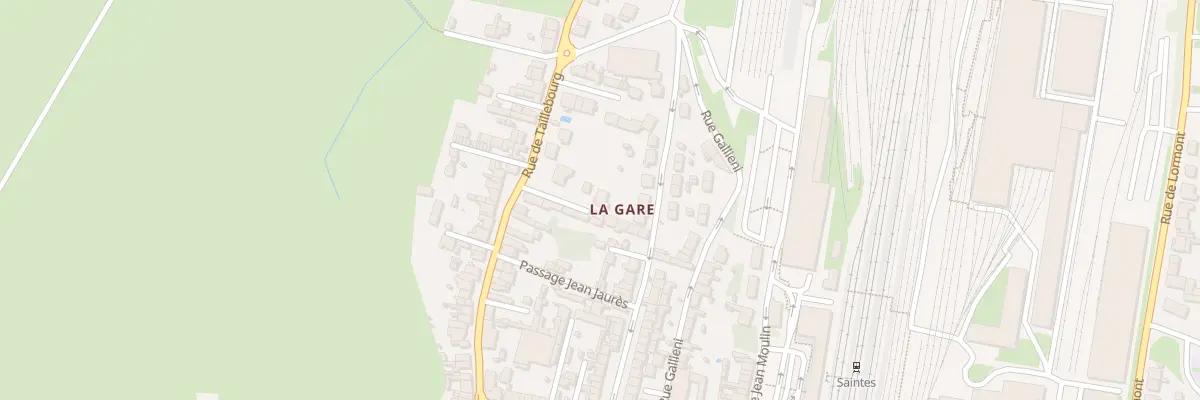 Plan du 24B Rue de Taillebourg à Saintes