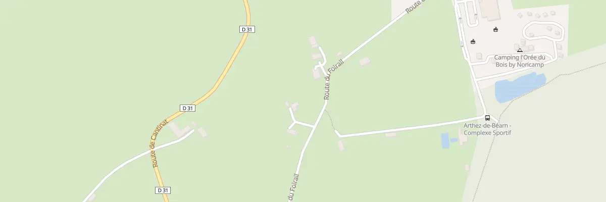 Plan du 32 Rte du Foirail à Arthez-de-Béarn