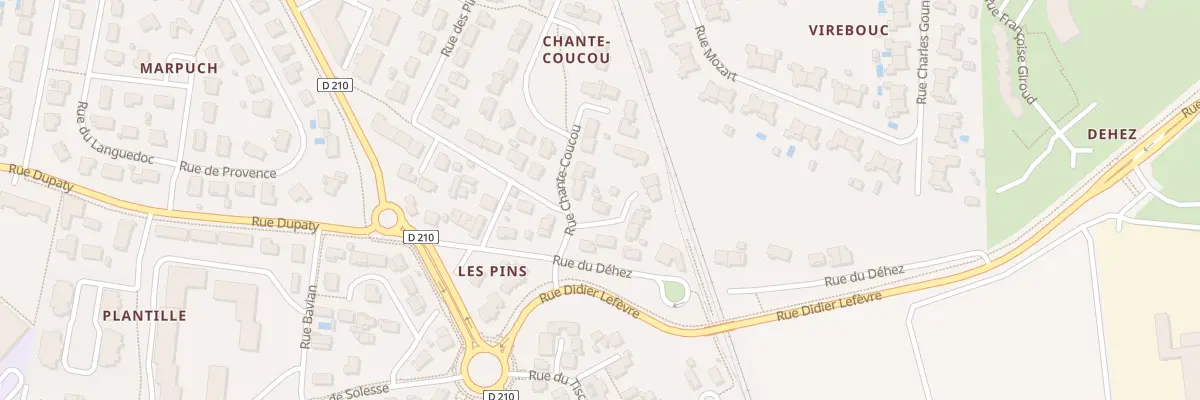 Plan du 9 Rue des Fauvettes à Blanquefort