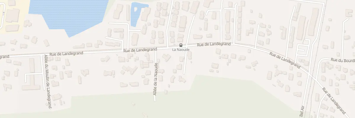 Plan du 4 All de la Naoude à Parempuyre