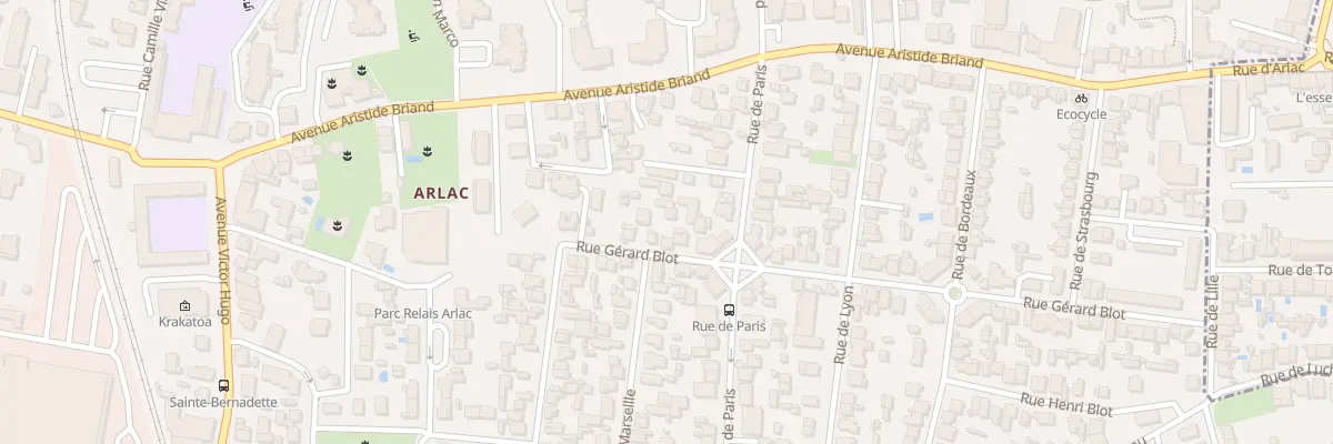 Plan du 39B Rue Gerard Blot à Mérignac