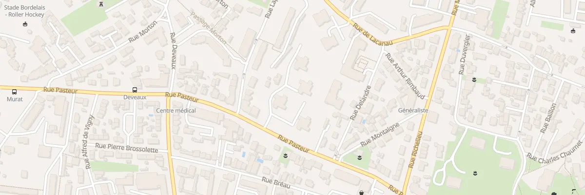 Plan du 299 Rue Pasteur à Bordeaux