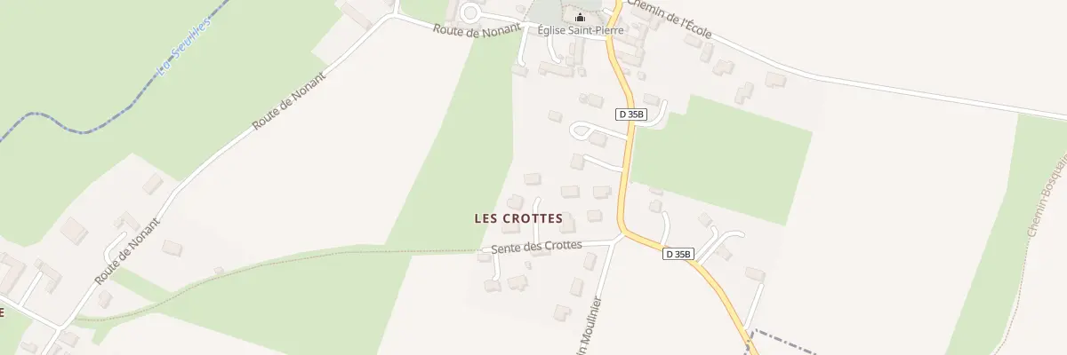 Plan du 5076 Res de l’Eglise à Carcagny