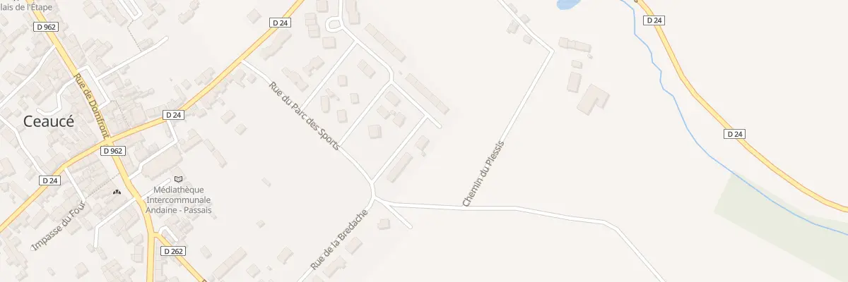 Plan du 49 Rue du Mont Margantin à Ceaucé