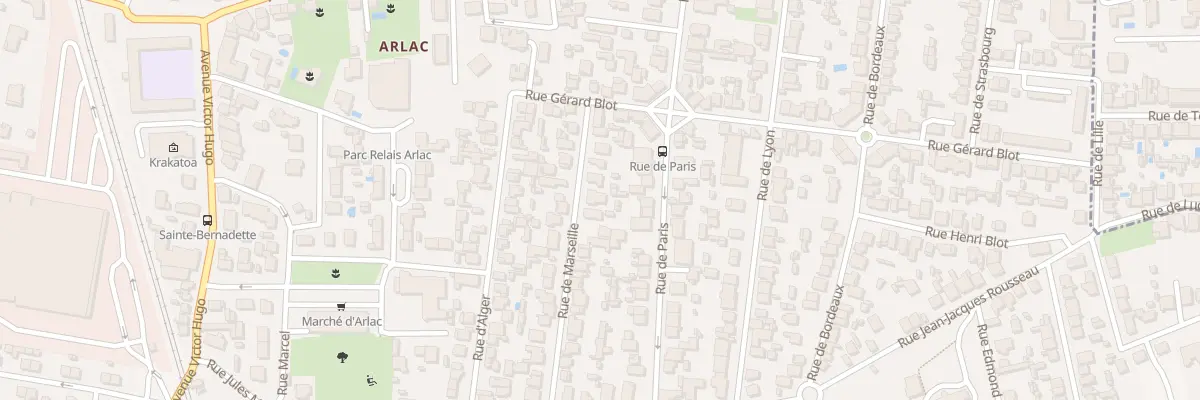 Plan du 12 Rue de Marseille à Mérignac