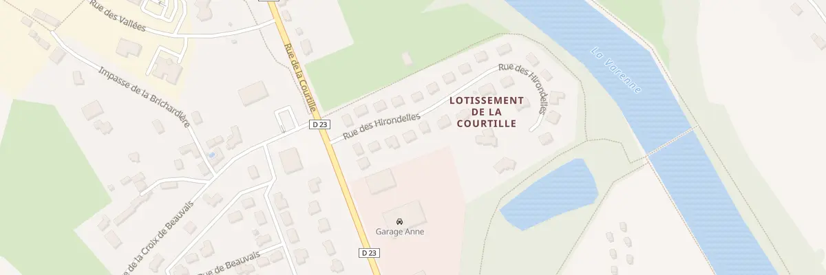 Plan du 8 Rue des Hirondelles à Ambrières-les-Vallées